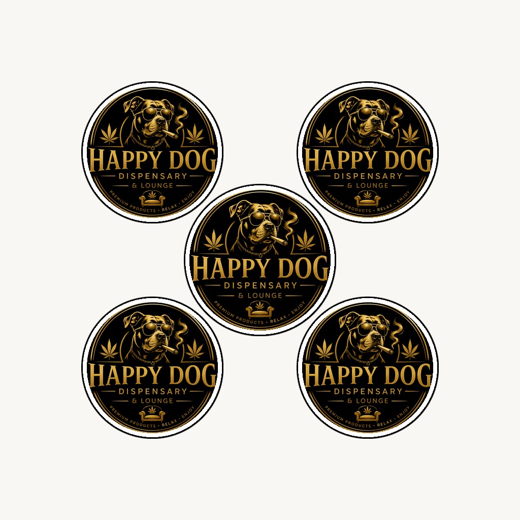 Happy Dog Sticker Pack