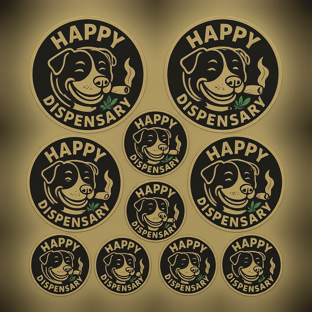 Happy Dog Sticker Pack