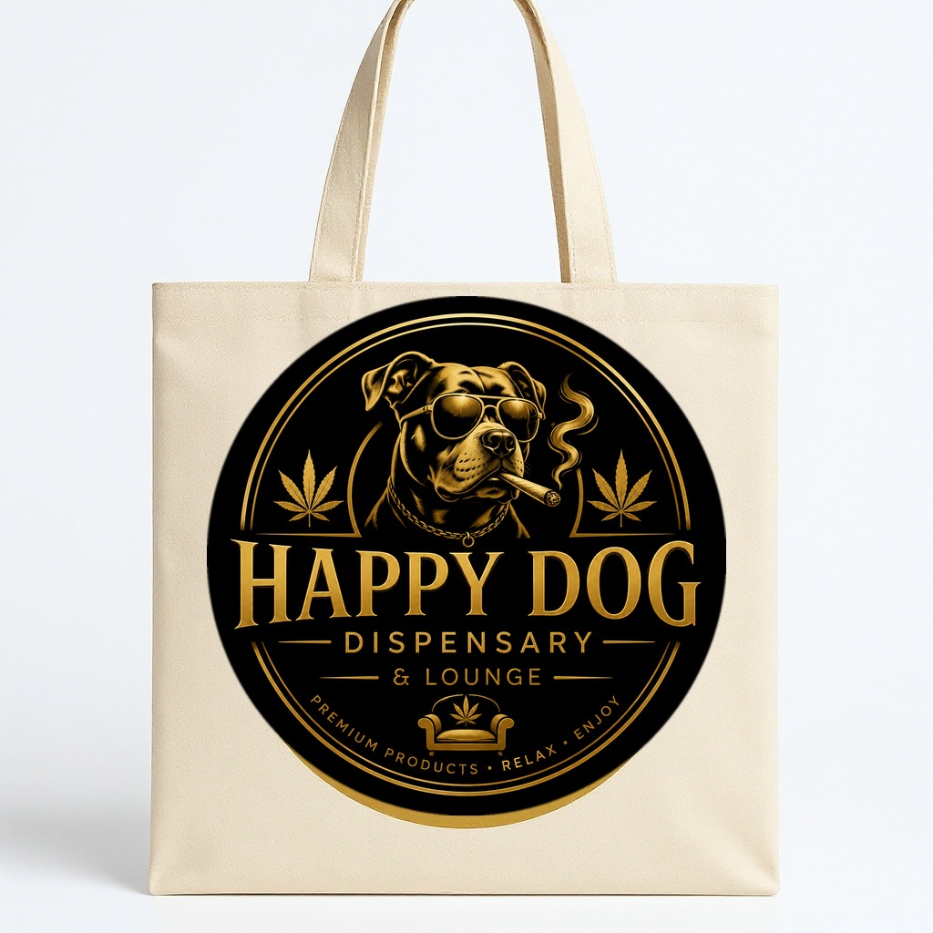 Happy Dog Tote Bag